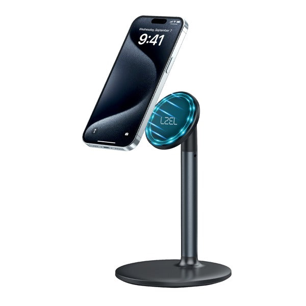 LZEL MagFusion Shield Magnetic Desktop Phone Stand | Black LZEL MagFusion Shield Magnetic Desktop Phone Stand | Black